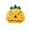 A, variant on Halloween Pumpkin Cat Toy, Squeaky Stuffed Pumpkin Cat Chew Toy, Soft Plush Toy with Feathers for Indoor Cats Self-entertainment