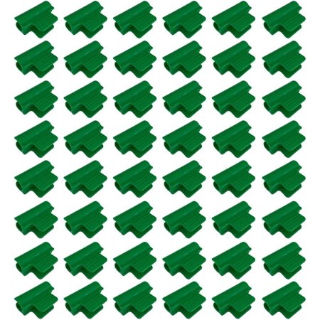 for 11cm Greenhouse Film Clamps Plastic Row Cover Tunnel Hoop Clips Season Plant Extension Snap Gardening Supplies, 48 Pieces