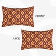 thumbnail image 2 of Lsque 70's Retro Pattern Pillow Case – Soft & Cozy Throw Pillow Cover, Hypoallergenic Cushion Case for Sleeping Women with Envelope Closure-16"x24", 2 of 6