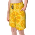 thumbnail image 5 of PAYOHTO Fruit Background Orange Boys Swim Trunks Quick Dry Beach Boardshorts for Teen Boys Bathing Suit Swimwear for Boys, 5 of 7