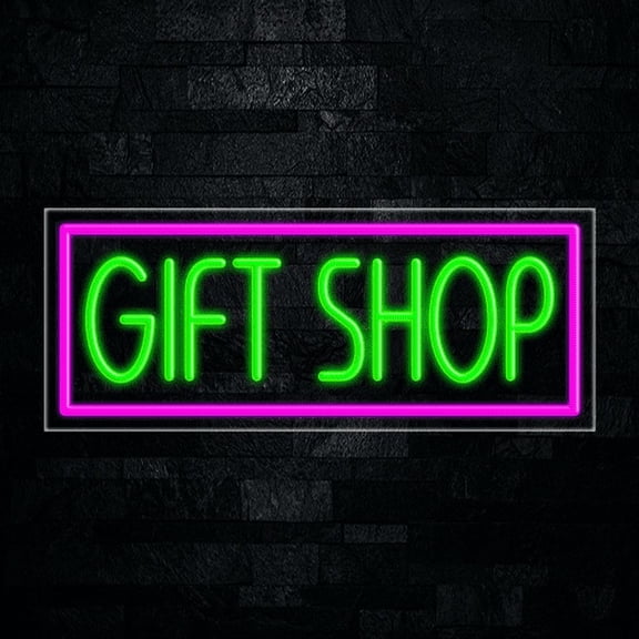 Gift Shop LED Neon Sign 30"L x 12"H #31412