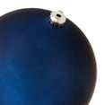 thumbnail image 6 of 2-Count Navy Jumbo Ball Christmas Ornaments, 7 in, by Holiday Time, 6 of 7
