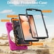 thumbnail image 4 of Funda para Samsung Galaxy Tab A9, Funda Protectora de Silicona Anti-caída + Capa de PC con Asa, Soporte, Correa para el Hombro, Resistente a Golpes, Funda Protectora para Tablet de Tres Pruebas, Rojo, 4 of 10