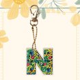 thumbnail image 3 of Llaveros Gemas Artísticos Diamantes Letras Doble Cara DIY Colgantes Bolso Mujer, 3 of 9