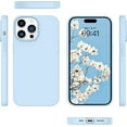 thumbnail image 2 of Sumao Designed for iPhone 14 Pro Max  Case, Silicone Shockproof Slim Thin Phone Case (Baby Blue), 2 of 10