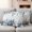 Blue, variant on Fall Blue Outdoor Waterproof Pillow Covers, Thanksgiving White Pumpkin Vintage Eucalyptus Decorative Square Throw Pillowcase Sofa Cushion Sham for Patio/Couch/Chair, 20"x20" 2 Pack