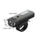 thumbnail image 5 of Luz de bicicleta recargable USB 250 lúmenes frontal brillante y trasero250 lúmenes LED Inducción Bicicleta Luz USB Faro a prueba de agua Linterna 1500mAh Batería 4 Modos de iluminación para deportes Inevent OD002230-00B, 5 of 7
