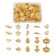 thumbnail image 1 of Ocean Theme Zinc Alloy Cabochons for DIY Crystal Epoxy Resin Material Filling Mixed Shapes Golden 100pcs/box, 1 of 8