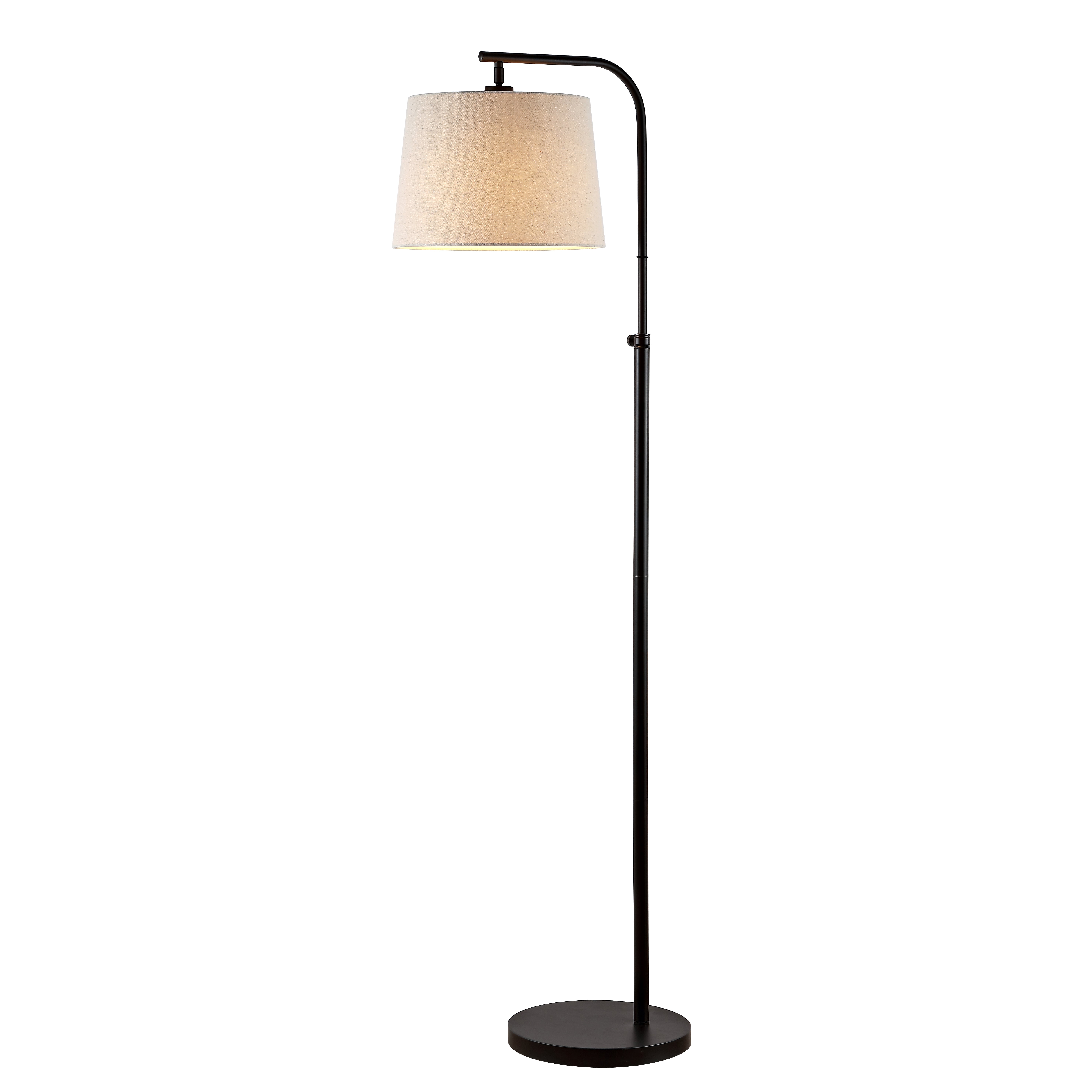SAFAVIEH Winley Mid-Century Adjustable Floor Lamp, Oil Rubbed Black