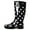 Black Paw, variant on OwnShoe Cute Rain Boots for Women Waterproof Mid-Calf Rubber Rain Shoes Fashion Print Outdoor Rainboots