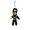 LL, variant on Michae Figure Keychain with Bendable Internal Wire Soft Fabric Pendant for Bag Phone Keys and Decorative Hanging Use