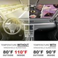 thumbnail image 4 of Qinduosi Car Windshield Sunshade Kawaii Kitty Print Foldable Car Sun Shade Automotive Front Window Shield Blocker,Heat Insulation Protection Sunshade for Most Vehicles 55x30in, 4 of 7