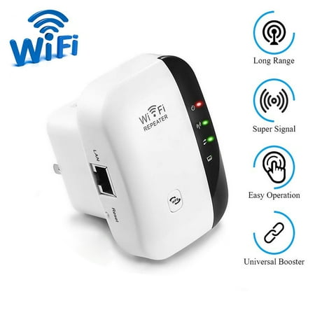 300Mbps Wireless WiFi Repeater / Extender / AP / WI-FI Signal Range Amplifier / Booster, Mini 2.4Ghz Portable Wifi Signal Range Extender with WPS for Router Home, (Best Wifi Range Extender Australia 2019)