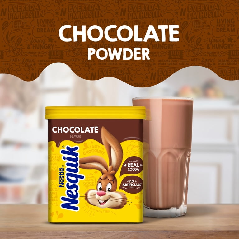Nesquik, Chocolate Flavor Powder, 20.1 oz, about 43 servings