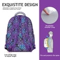 thumbnail image 5 of "Hippie Boho Print Backpack - Durable College Bookbag with Laptop Sleeve, Large Capacity for Campus, Library & Weekend Adventures", 5 of 6