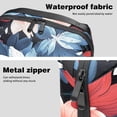 thumbnail image 4 of Fragmented Flowers USB Travel Organizer Case Small for Electronic Devices - Oxford Cloth Waterproof Travel Cord Charger Organizer 5.9x9.44x3.14 in, 4 of 6