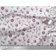 thumbnail image 3 of Soimoi Poly Georgette Fabric Chick,Egg & Rabbit Animal Print Fabric by Yard 42 Inch Wide, 3 of 3