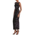 thumbnail image 4 of Vestido PRETTYGARDEN 2026 sin mangas con fruncidos y estampado floral maxi M, 4 of 7
