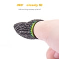thumbnail image 2 of Mistaha 20 Pcs Manchon de Doigt de Jeu Manchon de Pouce Tactile Sensible Résistant à la Sueur Résistant aux Empreintes Respirant Manchon de Doigt, 2 of 8