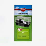 Kaytee My First Home Habitat for Pet Rats, Black Plastic and Wire Habitat, 24 x 12 in