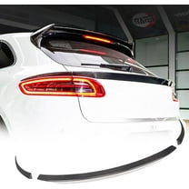 Carbon Fiber Rear Trunk Spoiler Fits for Porsche Macan SUV 4 Door 2014-2019