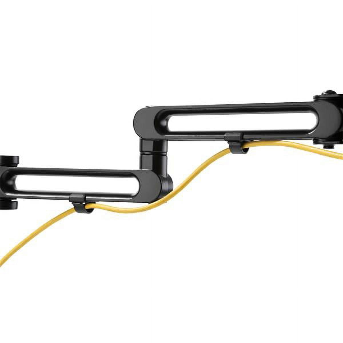 Startech.com Desk Mount Dual Monitor Arm, Desk Clamp Vesa Compatible Monitor Mount For Up To 32 Inch Displays, Ergonomic Articulating Monitor Arm, Height Adjustable/tilt/swivel/rotating - Double