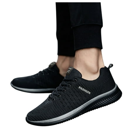 

iOPQO Women s sneakers Couples Men Woemen Outdoor Mesh Sports Shoes Runing Breathable Lace-Up Sneakers Fashion Couple Men Ladies Black 38