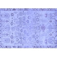 thumbnail image 1 of Ahgly Company Indoor Rectangle Abstract Blue Modern Area Rugs, 5' x 8', 1 of 4