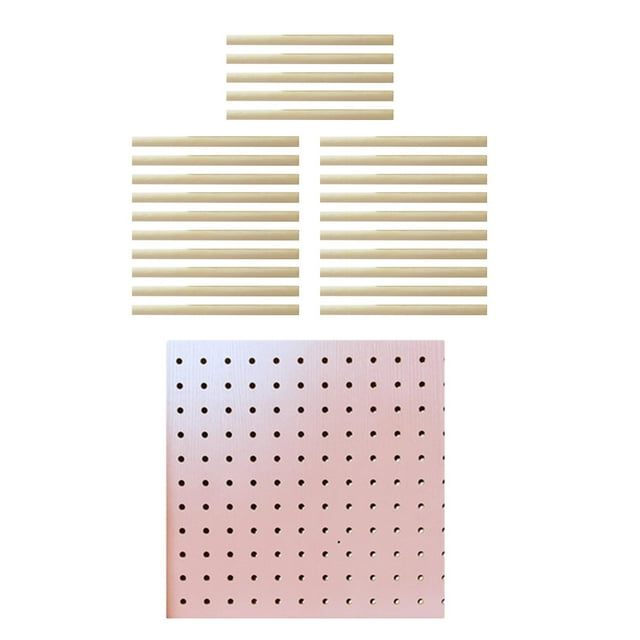 Estante para hilos de coser Sunnimix organizador de hilos de madera 30cmx30cm Rosa