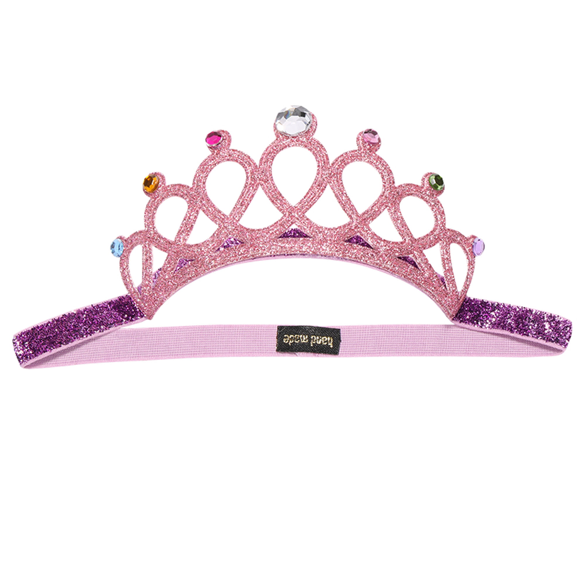 4 PCS Children Headband Hair Clip Set,Hair Accessory Decor Baby Girl Headdress Gift Little Princess Crown Hairband pink set