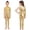 Gold, variant on Girls Metallic Dance Unitard One Shoulder Long Sleeve Bodysuit Sparkly One Piece Full Body Leotard Red 6