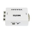 thumbnail image 4 of 1080P Mini VGA to AV RCA Converter PC to TV PAL NTSC Adapter (White), 4 of 8