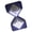 Black and white, variant on MOMOJIA 30 Minutes Programmable LED Hourglass Timer Rechargeable Tabletops Night Light