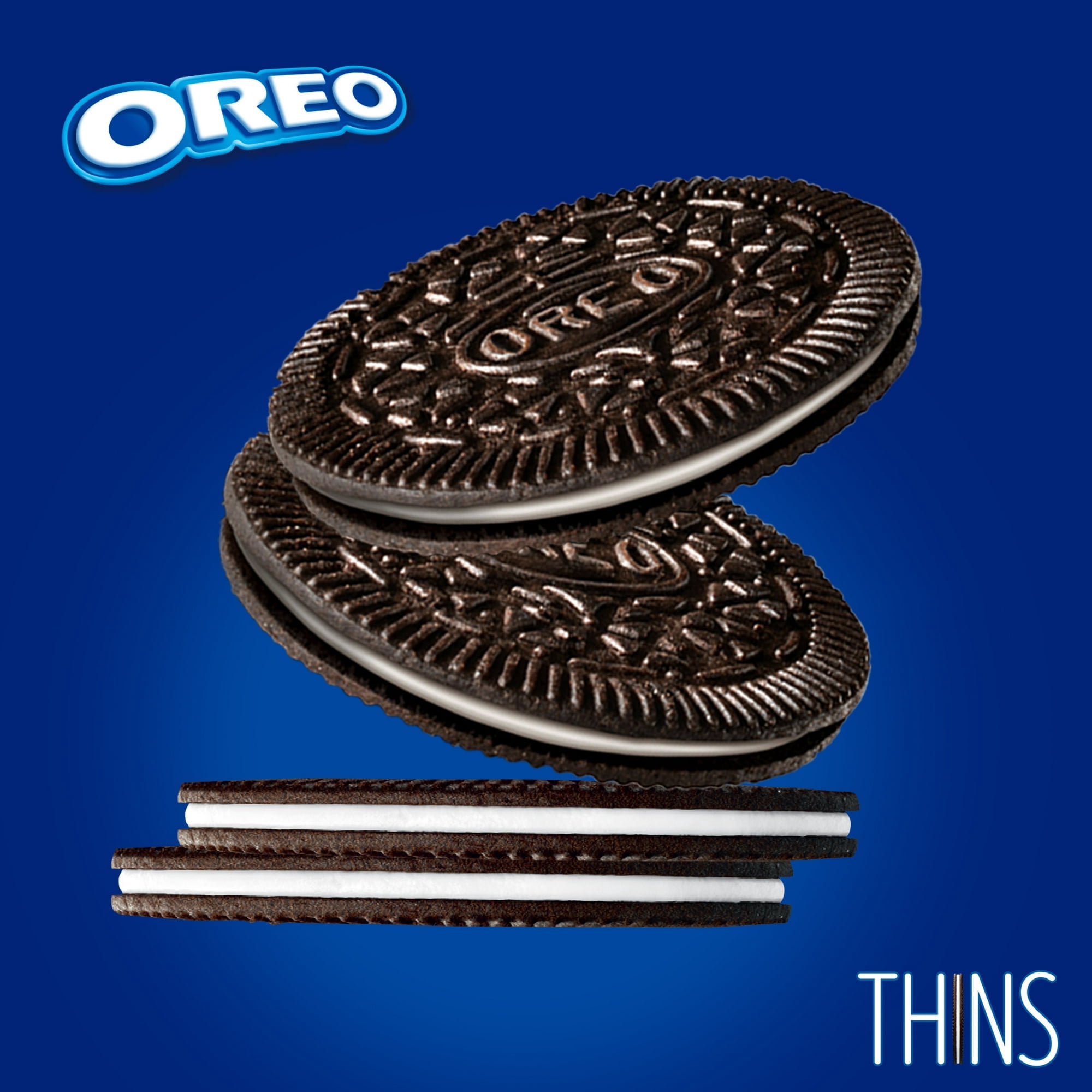 OREO Thins Chocolate Sandwich Cookies, 9.21 Oz