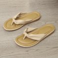 thumbnail image 3 of LEEYNEER Women Sandals Clearance 2023! Women‘s Flip-Flops Extremely Comfy Slides Sandals Fashion Flat Flip Flops Slippers Non-Slip Summer Athletic Outdoor Beach Sandals, 3 of 6