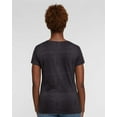 thumbnail image 3 of LAT B87238567 Women Fine Jersey T-Shirt, Black Reptile - 2XL, 3 of 5