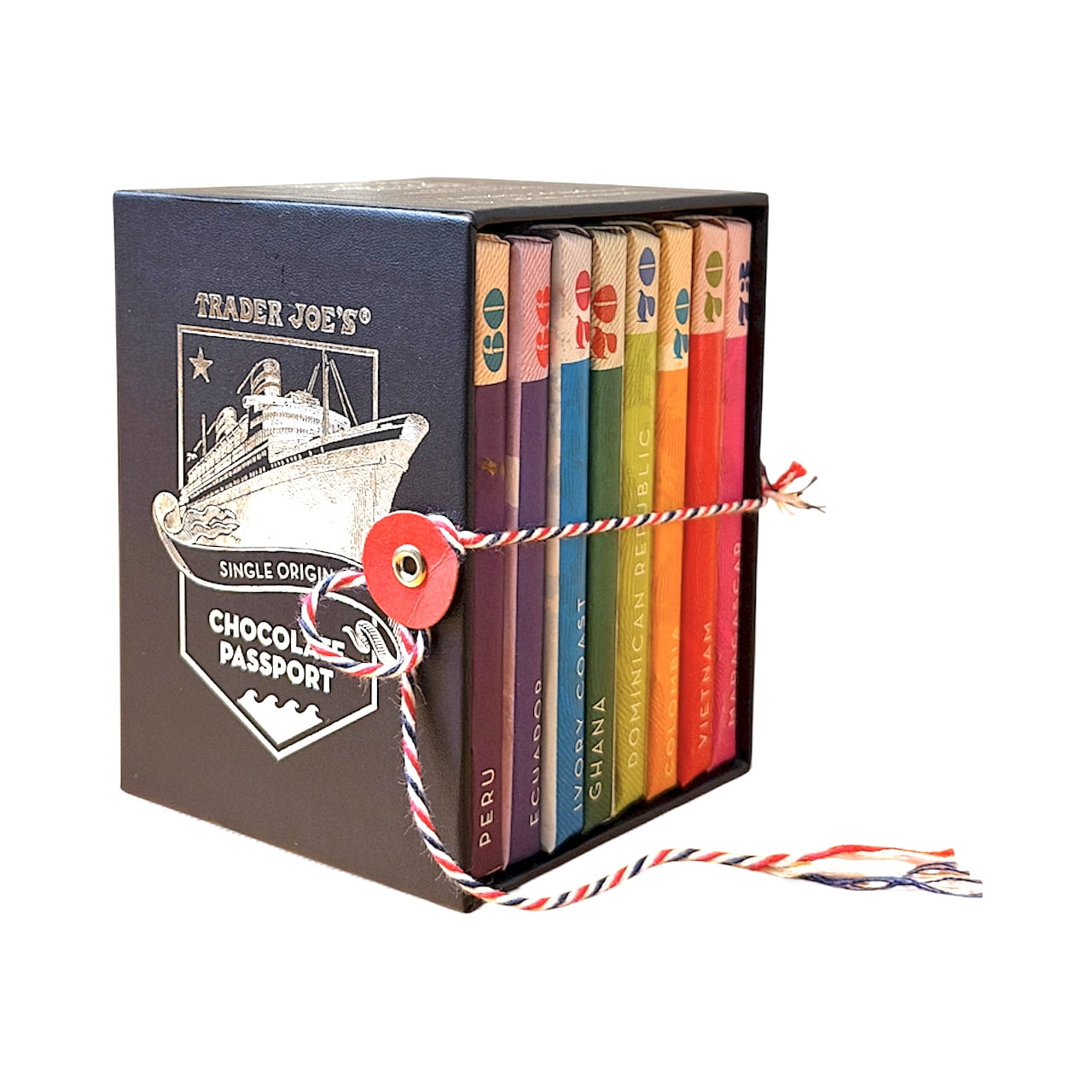 Trader Joe’s Passport Chocolate Collection – Assorted World-Inspired Chocolate Bars Gift Set