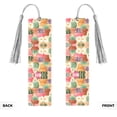 thumbnail image 2 of Kdxio Succulent And Cactus Print Metal Tassel Bookmarks,Perfect Gift for Art Lovers and Bookworms Metal Bookmarks for Women, 2 of 8