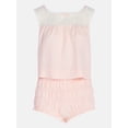 thumbnail image 5 of Kacey Lee Women's Woven Sleep Set, 2-Piece, Sizes XS-XXL, 5 of 5