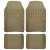 Remington Best Fashion Carpet Floor Mat Set, Tan, 4pc