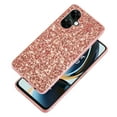 thumbnail image 2 of for iPhone 16 Case, Sparkle Shining Slim Case with Drop Protection Luxury Bling Glitter Cover for iPhone 16, TPU Shock-Absorbing Materials Anti-Scratch Phone Case for Women Girls, Rosegold, 2 of 7