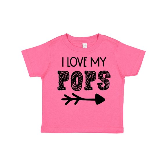 Inktastic I Love My Pops with Arrow Boys or Girls Toddler T-Shirt