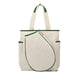 thumbnail image 5 of Bolsa de tenis, mochila para deportes de raqueta, elegante bolsillo con cremallera, tela de nailon, fácil de llevar Beige, 5 of 7