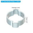 thumbnail image 2 of Unique Bargains 30 Pack 17-20mm Double Ear Hose Clamp, Galvanized Steel Crimp Rings, 2 of 6