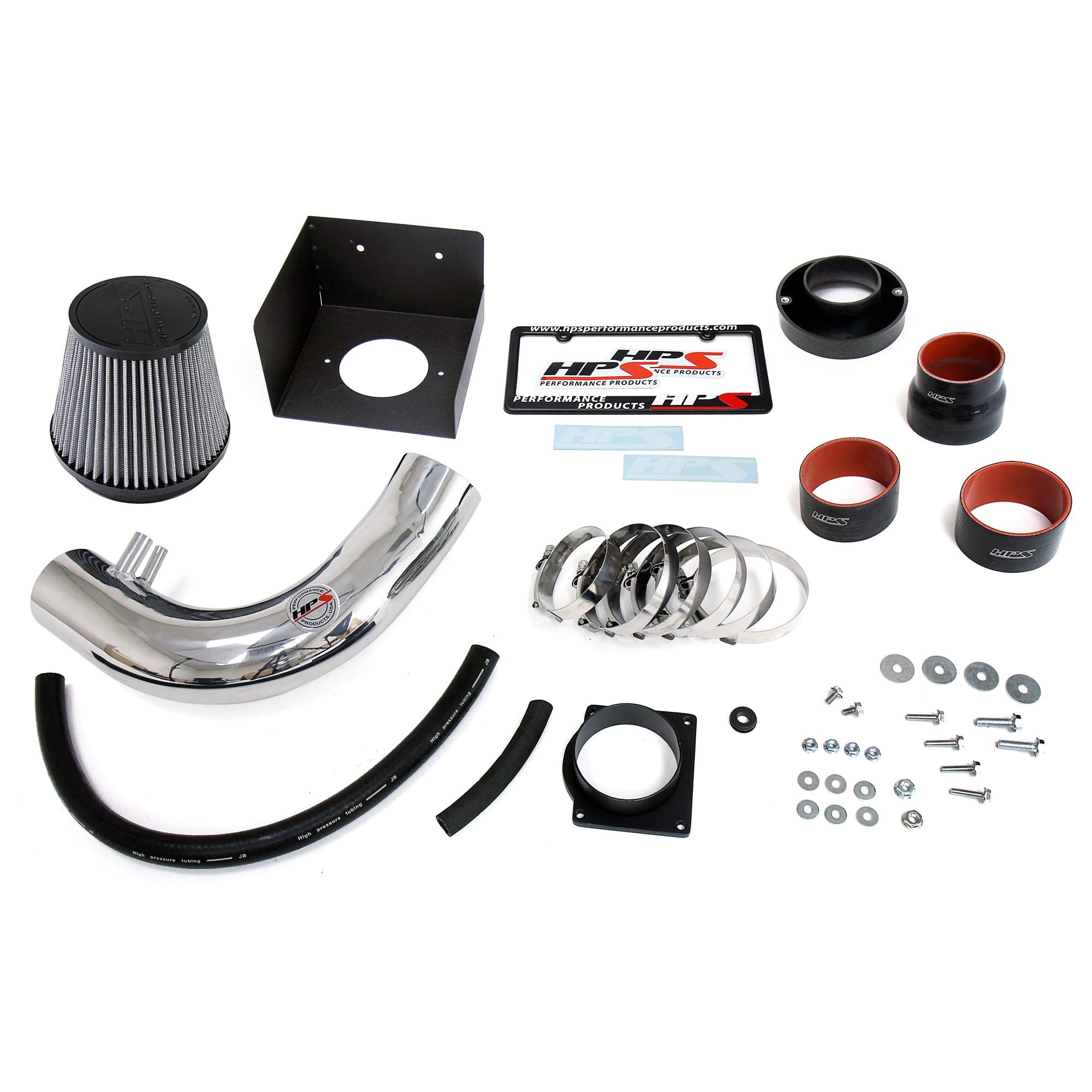 HPS Performance Polish Cold Air Intake Kit for 97-04 Ford Expedition 97-03 F150 97-99 F250 01-03 Lobo 98-99 Lincoln Navigator SOHC 4.6L 5.4L V8 Fits select: 2004 FORD F-150 HERITAGE