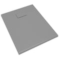 thumbnail image 3 of vidaXL Plateau de Base de Douche SMC Gris 90x70 cm, 3 of 5