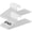 White, variant on Pants Hanger, 30 Pack Space Saving Open-Ended Metal Pants Hanger, Non Slip Trousers Slack Hangers Organizers for Pants Jeans Slacks Scarf Trousers Ties,Grey