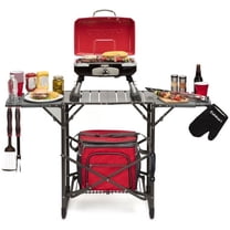 Cuisinart Take Along Grill Stand, Lightweight Portable Folding Table with Side Tables