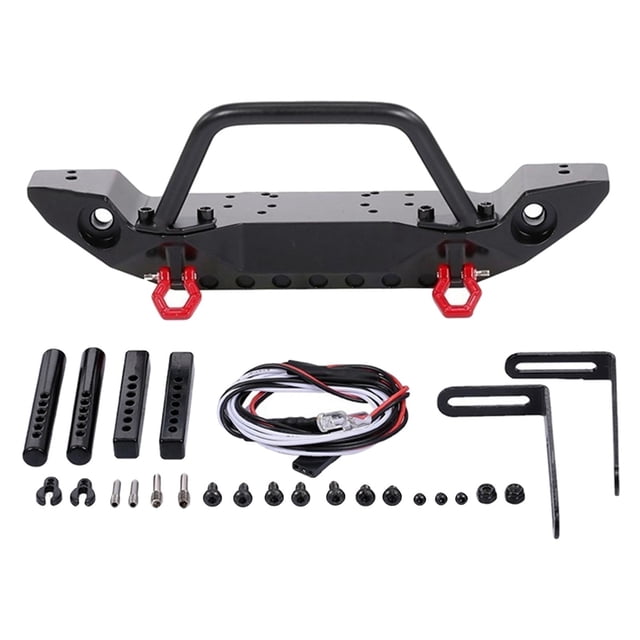 segolike Fro Bumper & 2 LED Lights Set for Axial SCX10 III Model Trucks DIY