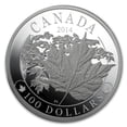 thumbnail image 1 of 2014 Canada 10 oz Silver $100 Majestic Maple Leaves Proof, 1 of 3